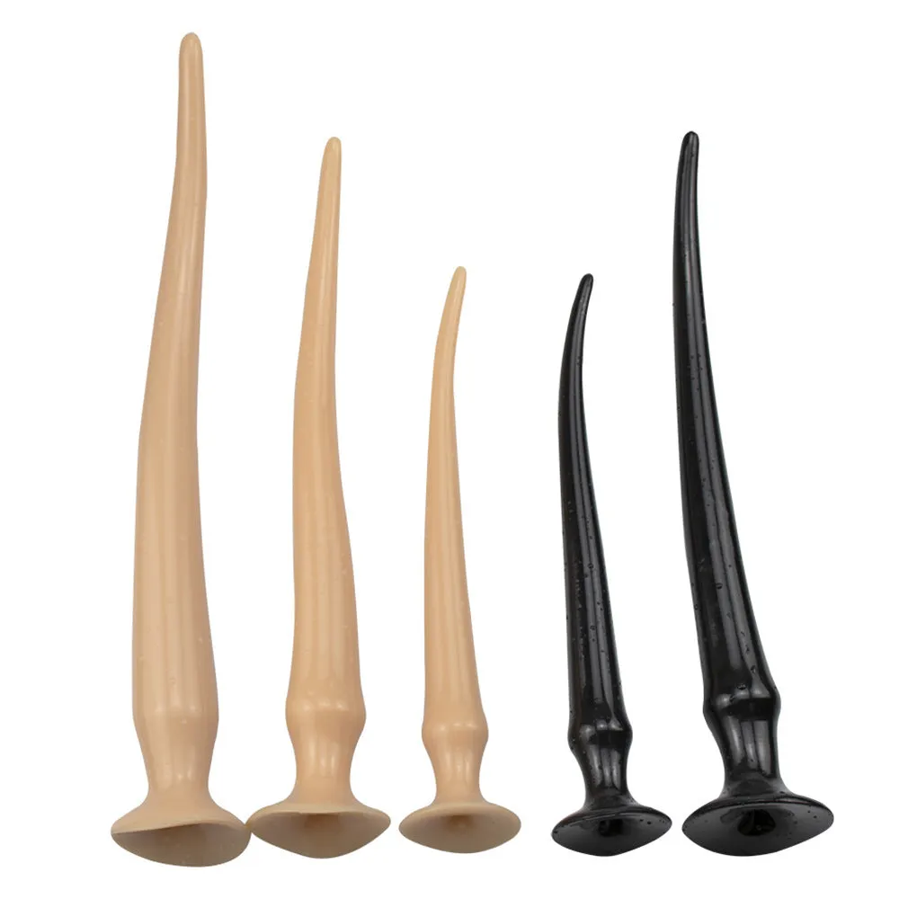 Long Tail Butt Plug - Strapless Strap On Anal Dildo Male Female Sex Toys Store