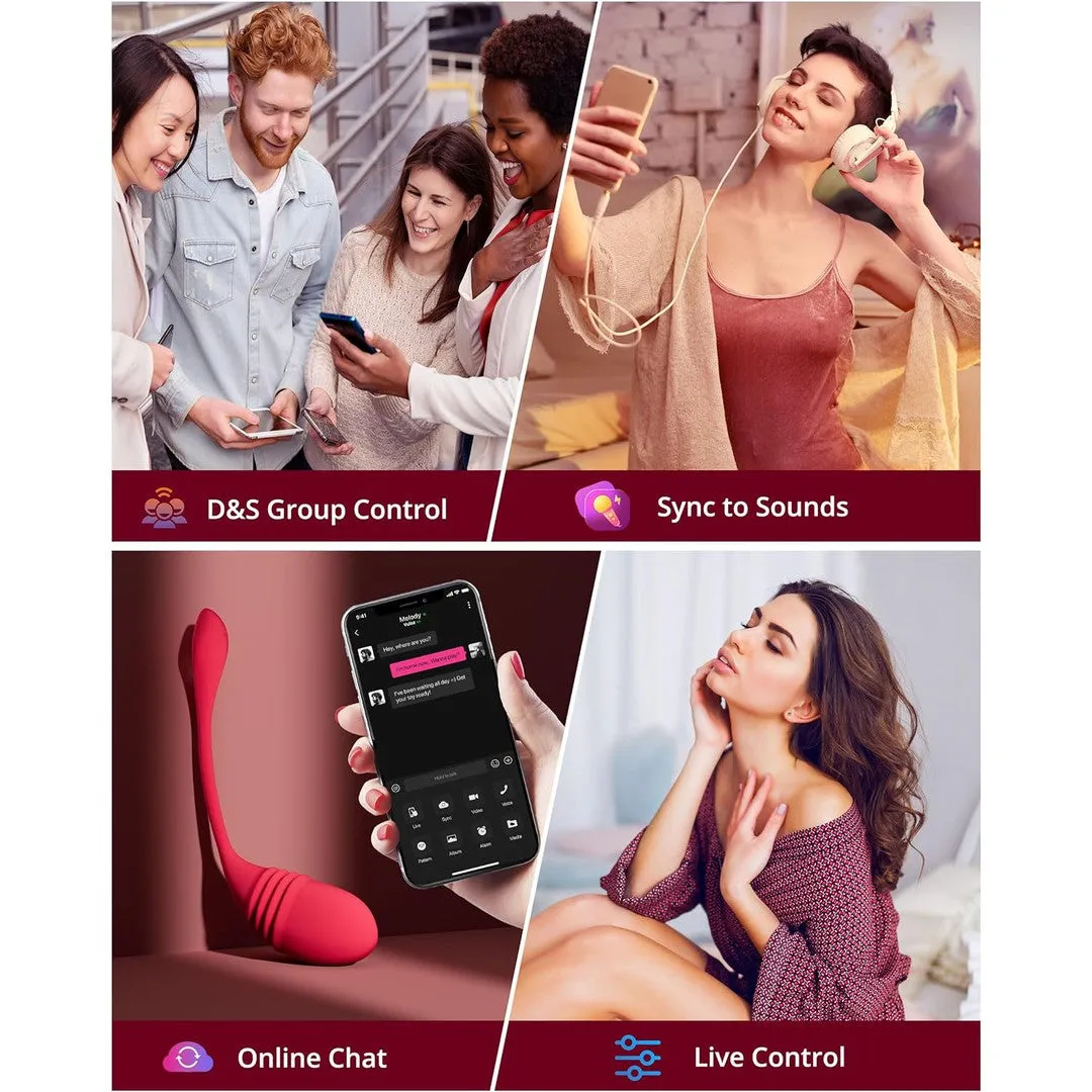 Lovense Vulse App-Controlled Hands-Free Thrusting and Vibrating Egg