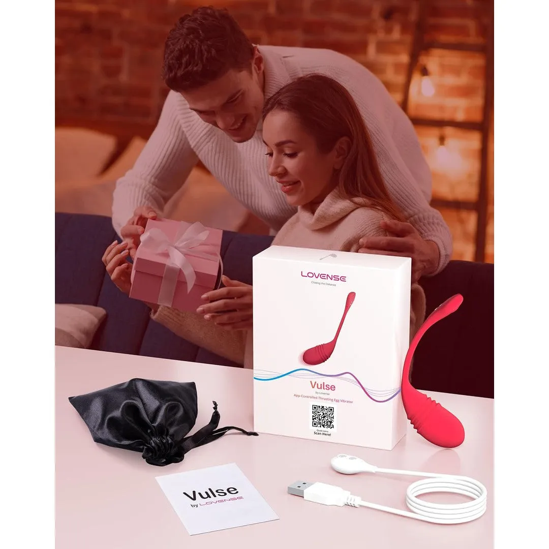Lovense Vulse App-Controlled Hands-Free Thrusting and Vibrating Egg
