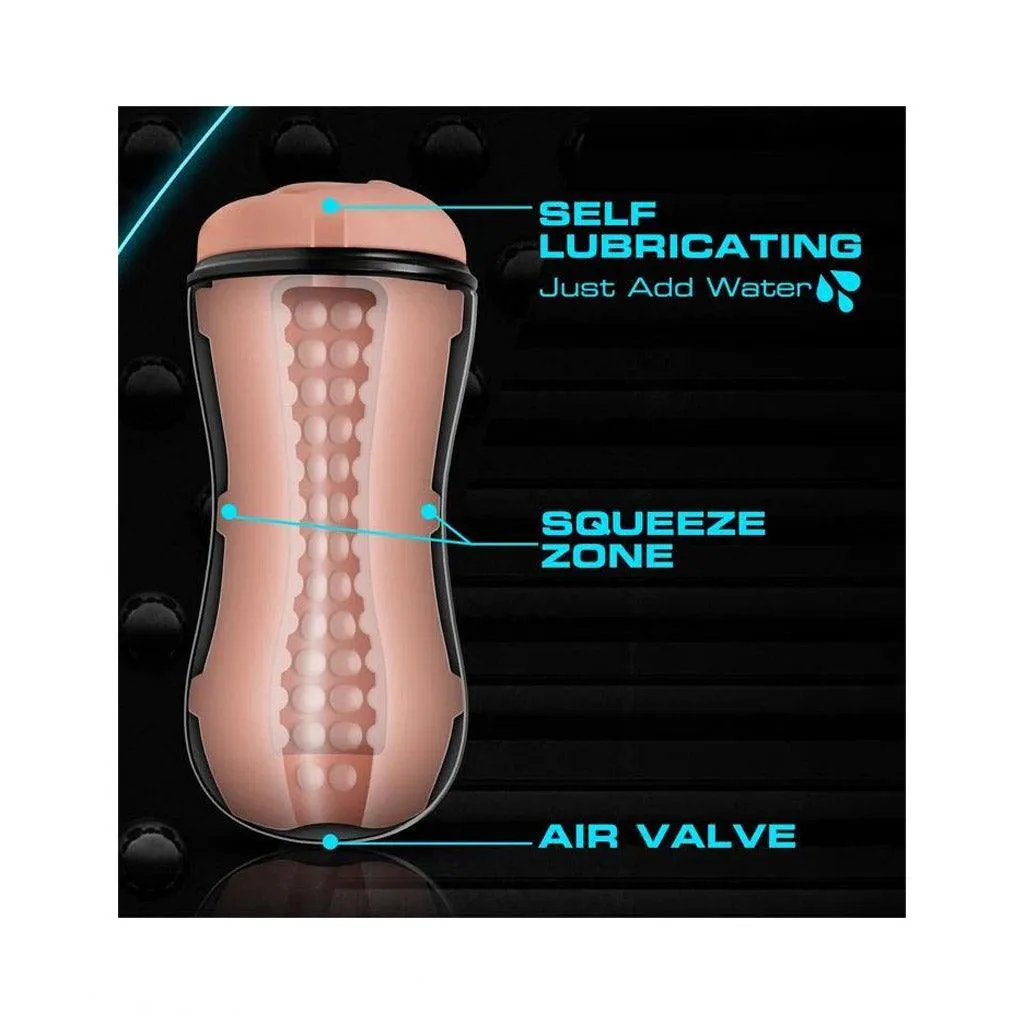 M for Men Self Lubricating Stroker Cup. Vanilla