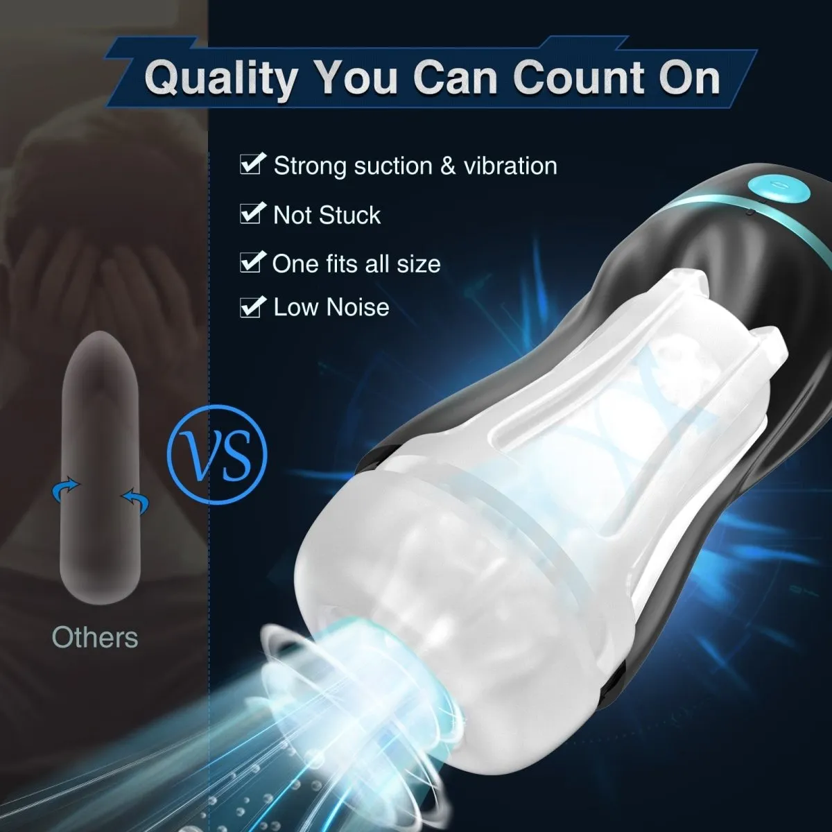 MarsLion | Vacuum Suction & Vibrating Blowjob Masturbator