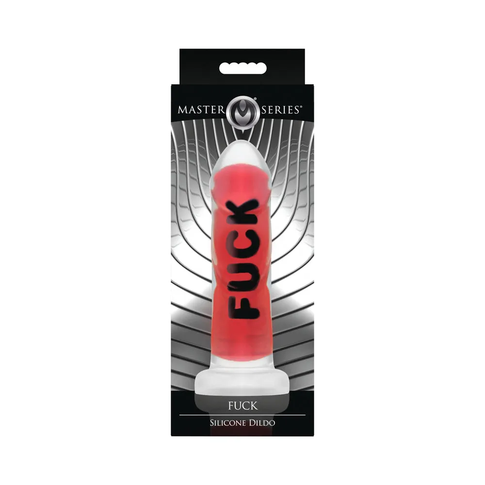 Master Series FUCK Silicone Dildo
