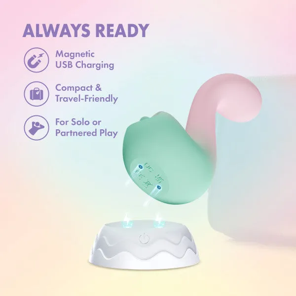 Melody Double Ended Licking Tongue & G-Spot Vibrator