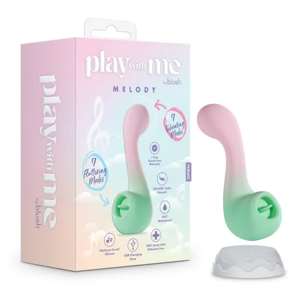 Melody Double Ended Licking Tongue & G-Spot Vibrator