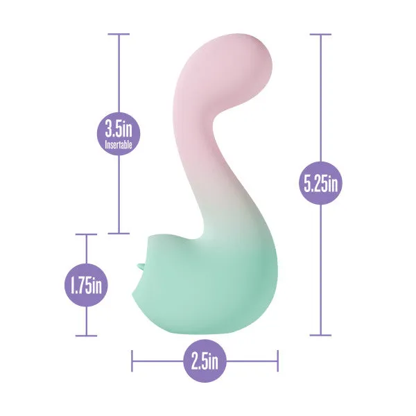 Melody Double Ended Licking Tongue & G-Spot Vibrator