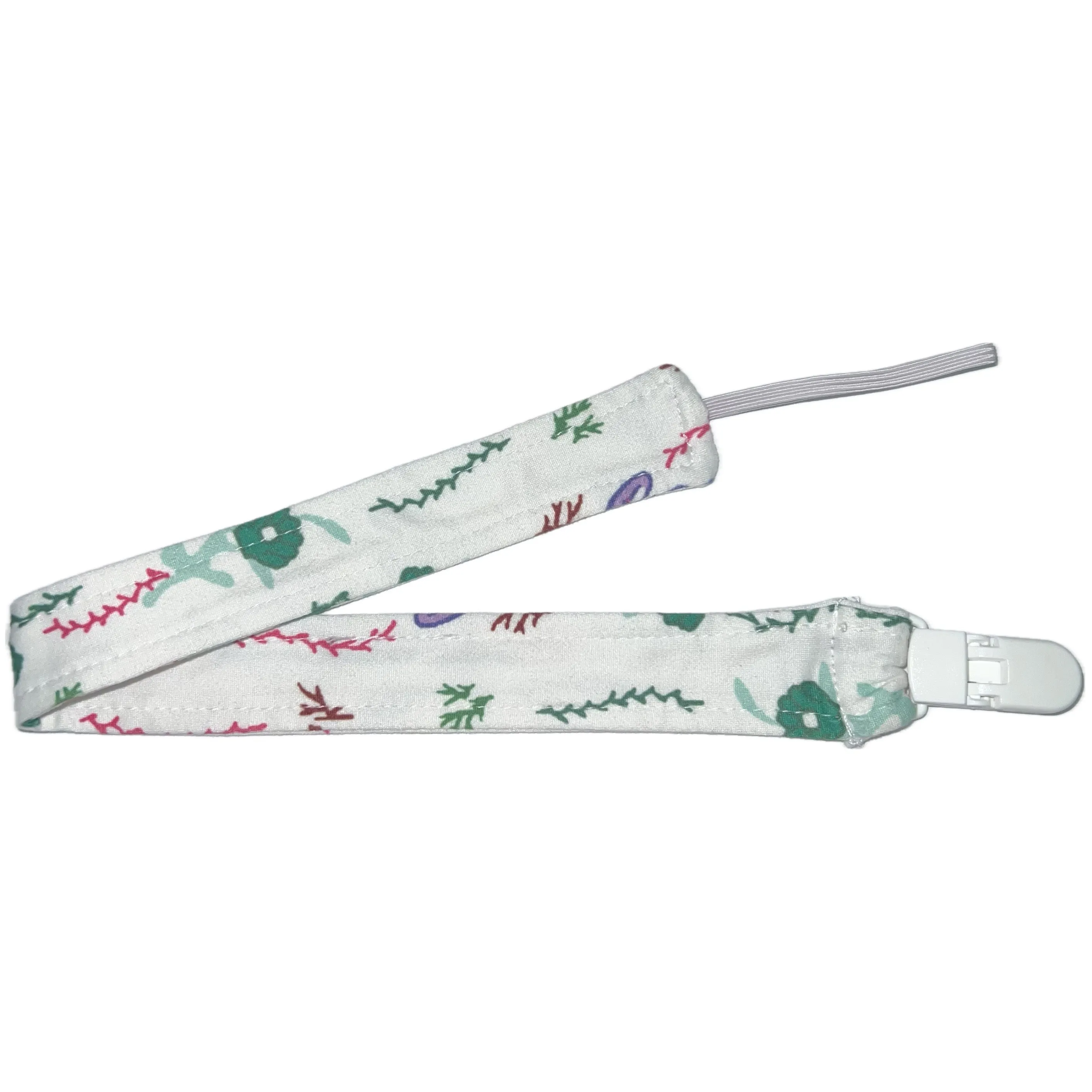 Mermaid Fabric Pacifier Clips