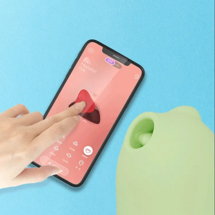 Monster Pub Magic Kiss Clit Suck-Licking Vibrator App-Controlled - Master Godzilla