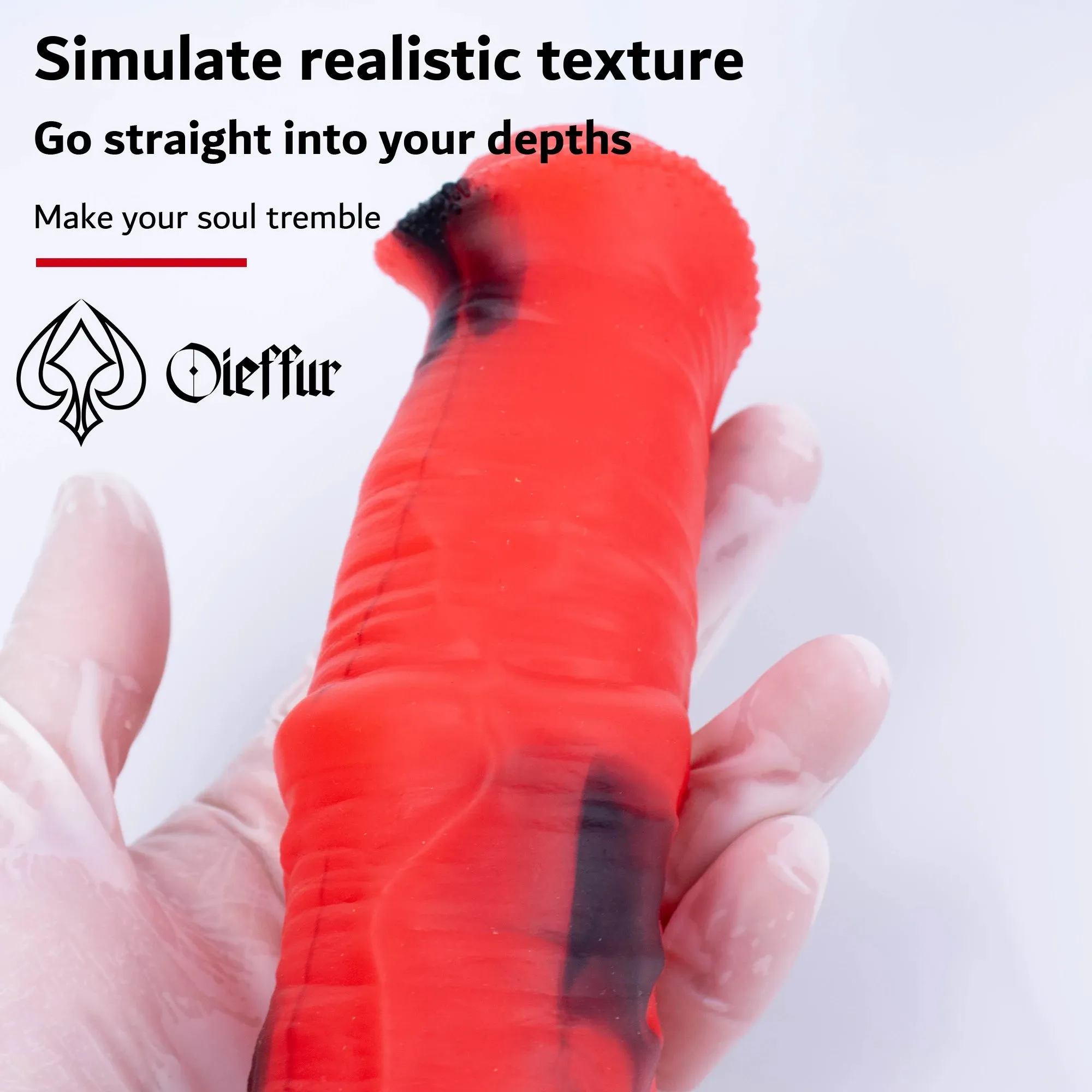 Monsterdildo Cock Sleeve Penis Ring Entender - Silicone Prolonged Condom Prostate Massager