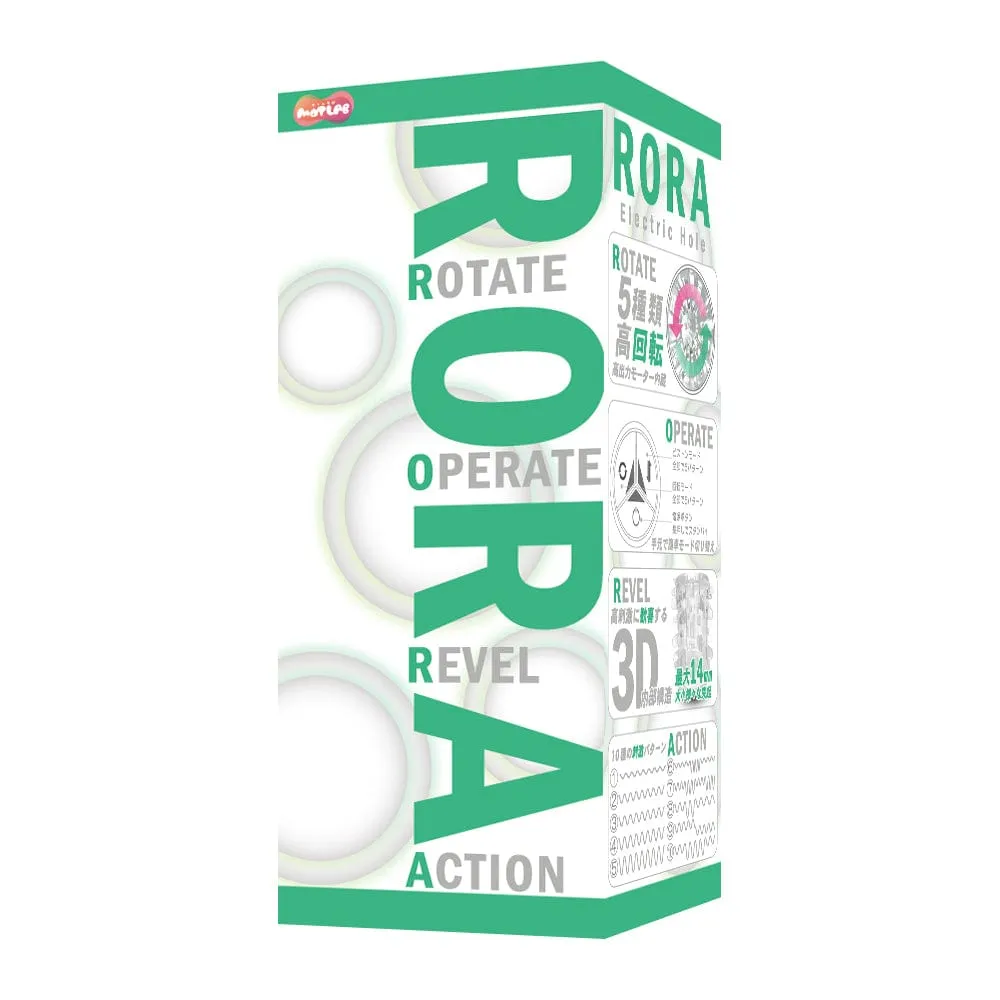 Motlab - RORA Rotate Operate Revel Action Automatic Stroker Masturbator (Black)