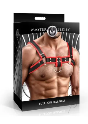 Ms Bulldog Harness Red
