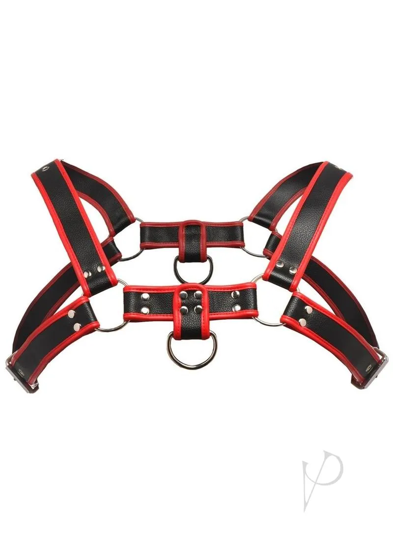 Ms Bulldog Harness Red