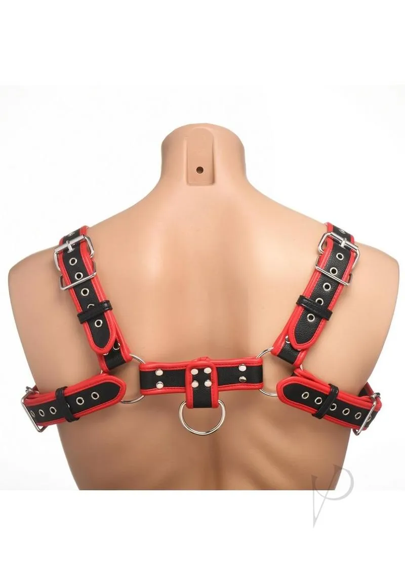 Ms Bulldog Harness Red
