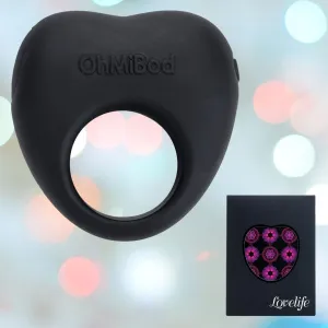 OhMiBod Lovelife Share Couple's Ring Vibe - Black