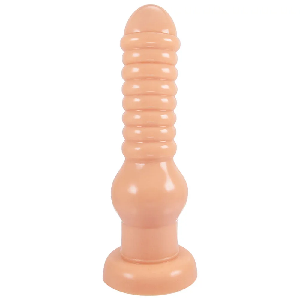 Oversize Big Anal Dildo Butt Plug - Soft Silicone Suction Cup Dildos for Men Women