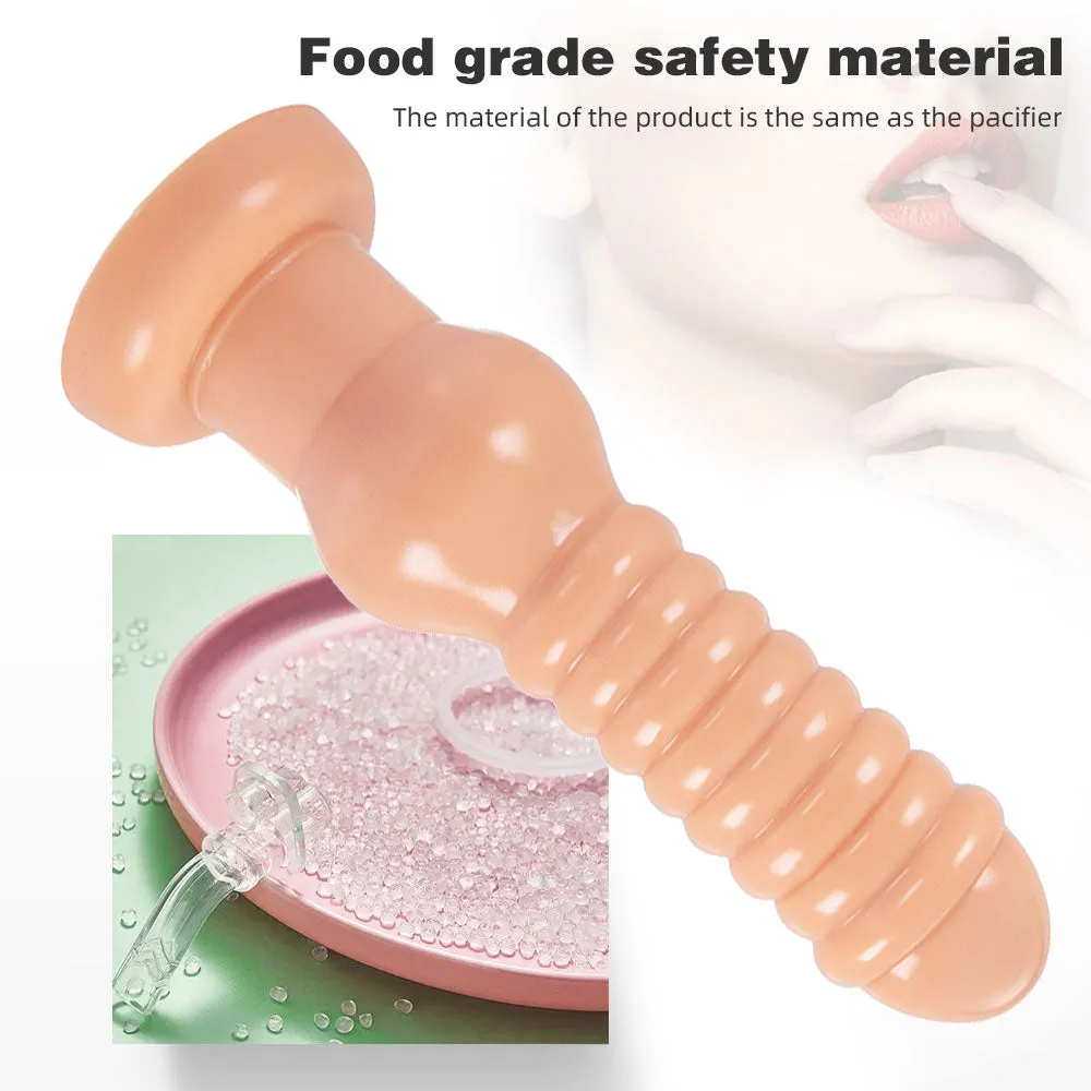 Oversize Big Anal Dildo Butt Plug - Soft Silicone Suction Cup Dildos for Men Women
