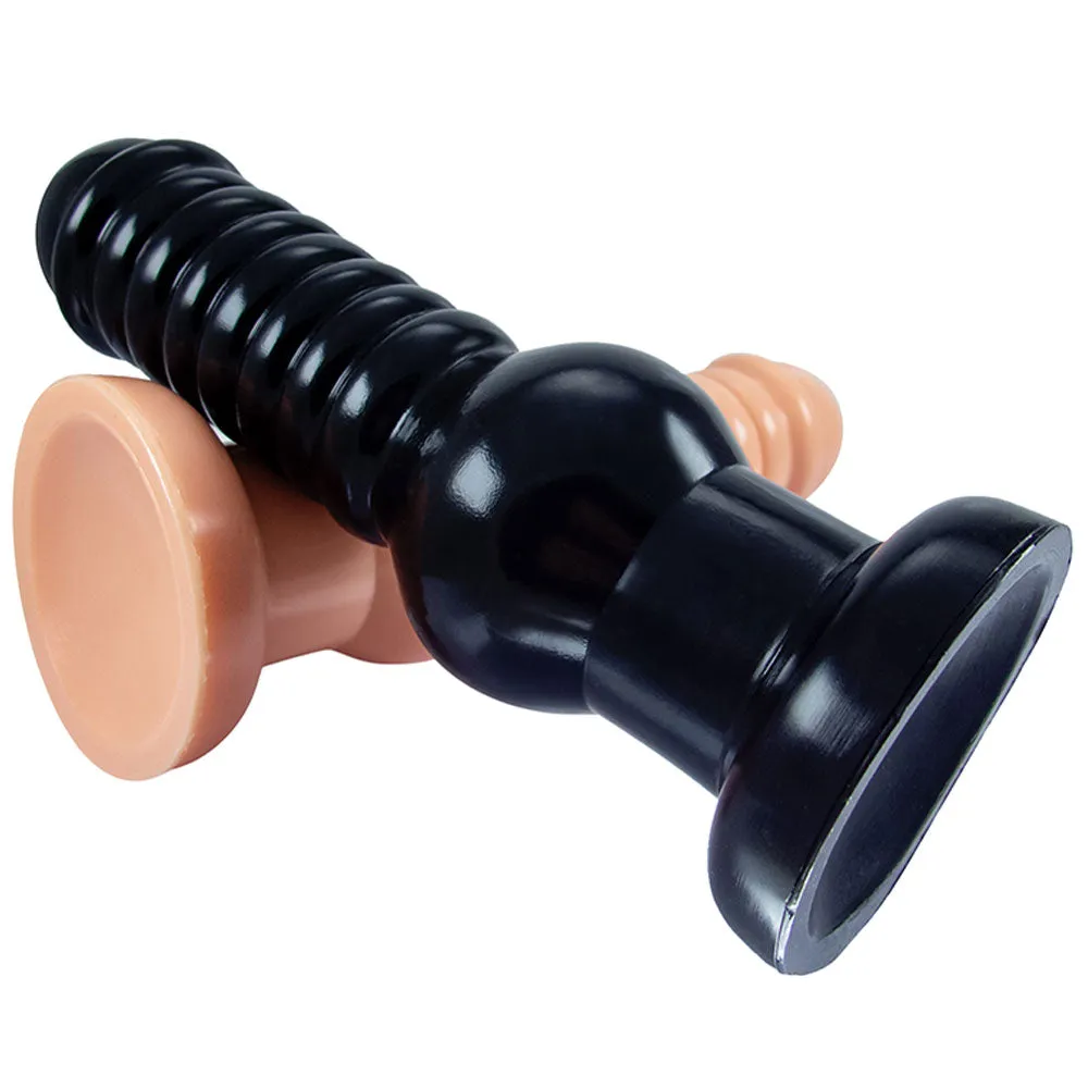 Oversize Big Anal Dildo Butt Plug - Soft Silicone Suction Cup Dildos for Men Women