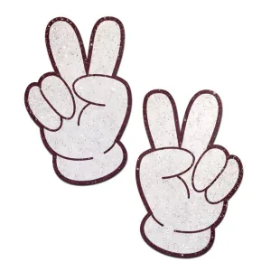 Peace Hands Pasties by Naughty Pastease