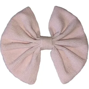 Pink Fabric Hair Bow *