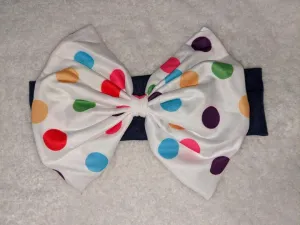 Polka-Dot Fabric Hairband