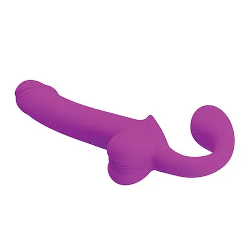Pretty Love - Kelpie Squirting Strapless Strap On (Fuchsia)