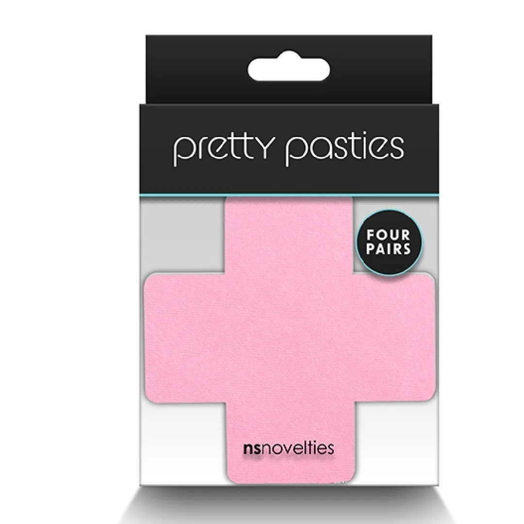 Pretty Pasties Crosses in Pinks and Blues Set of 4