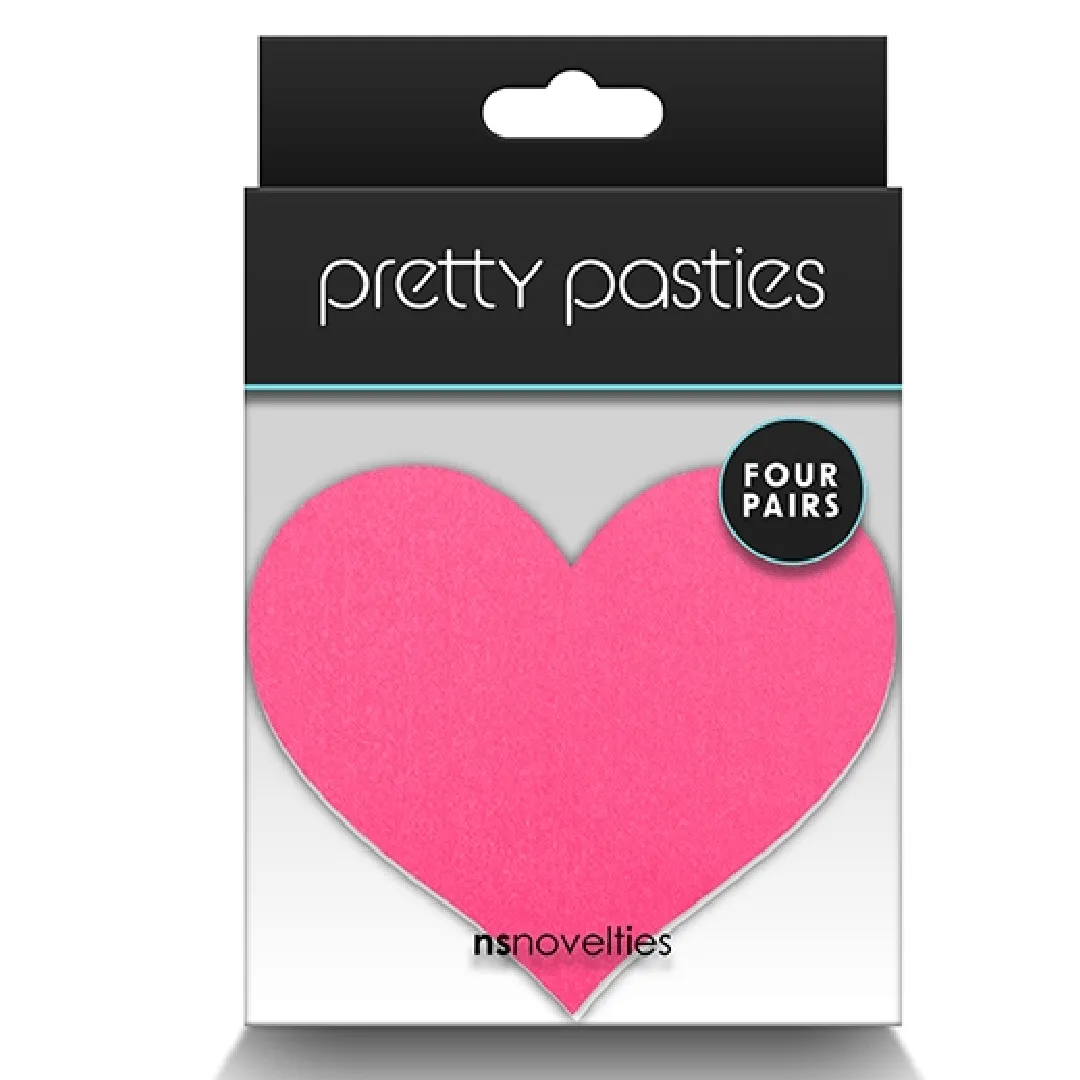 Pretty Pasties Hearts in Pinks and Blues Set of 4