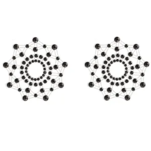 Pretty Pasties Jeweled Charms - Black