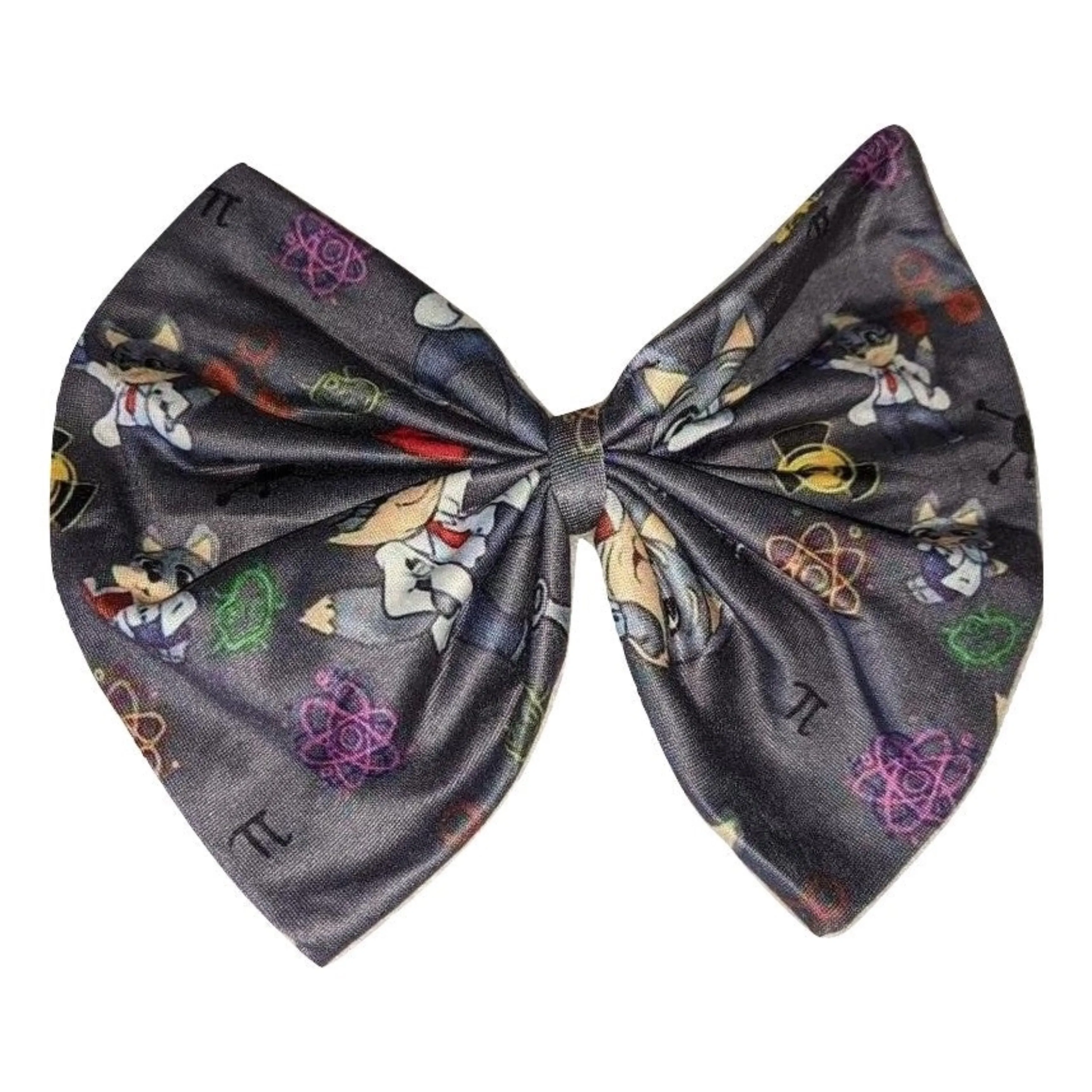 Professor Wolf Fabric Hair Bow