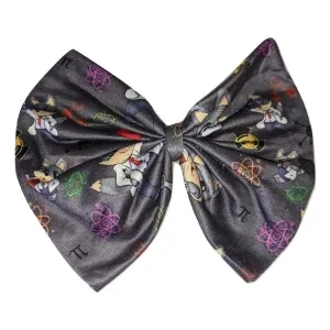 Professor Wolf Fabric Hair Bow