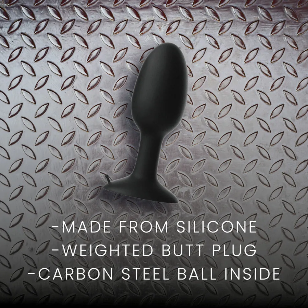 Prowler RED Weighted Butt Plug Black M
