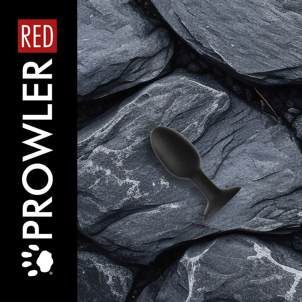 Prowler RED Weighted Butt Plug Black M