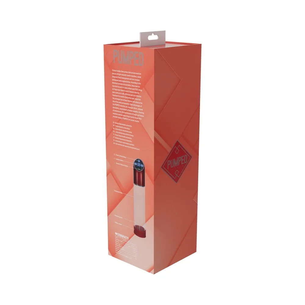 PUMPED Automatic Waterproof Metal Red
