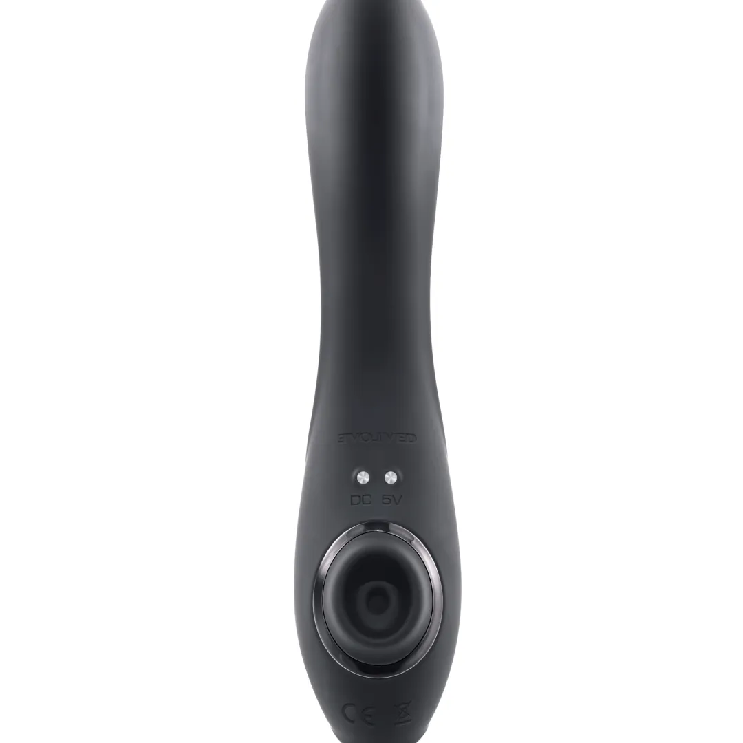 Rabbit Hole Double Ended G-Spot and Clitoral Suction Rabbit Vibrator