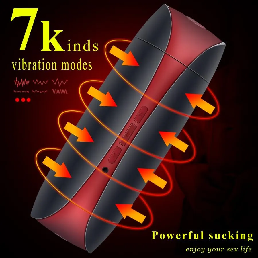 Real Vagina Male Masturbator Vibrator Cup