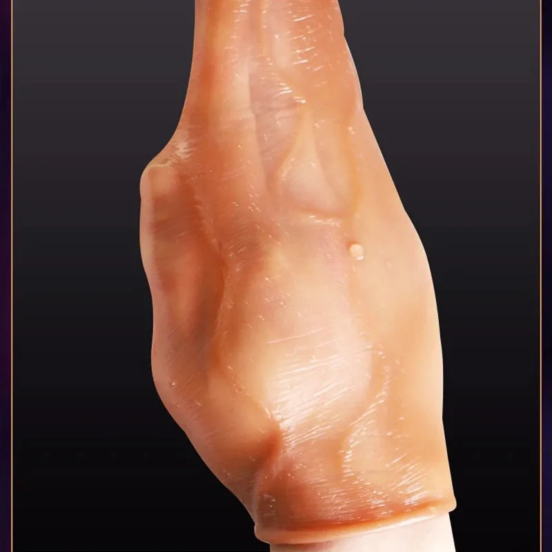 Realistic Dildo Cock Sleeve Male Sex Toys - Condom Penis Extender Vagnia Anal Stimulator