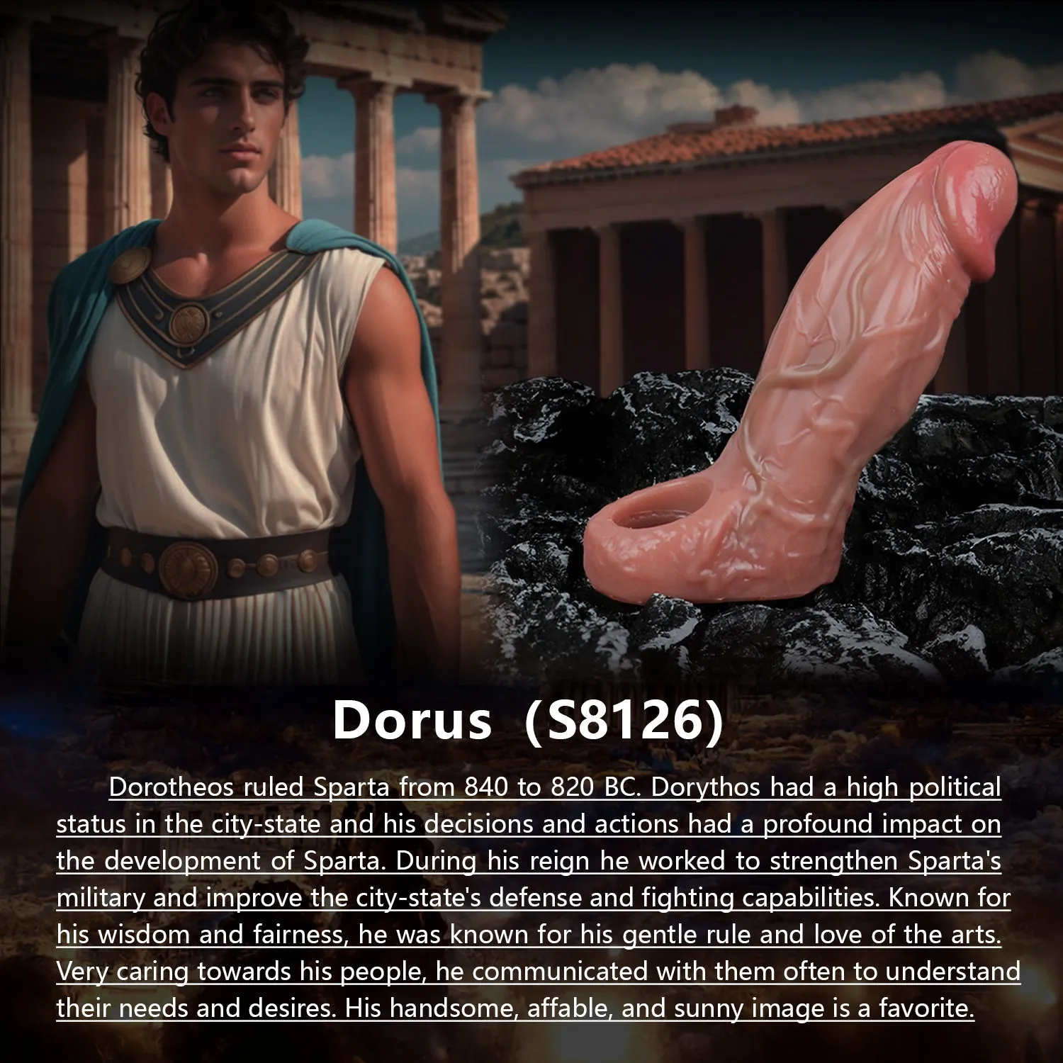 Realistic Penis Sleeve Sex Toys for Men - Stretchy Silicone Cocksleeve Sheath Extender