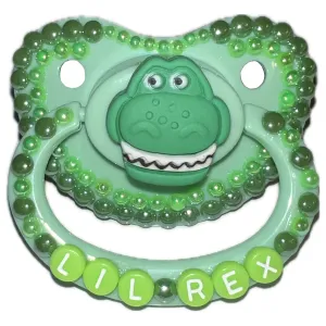 Rex Dino Hand Crafted Deluxe Pacifier