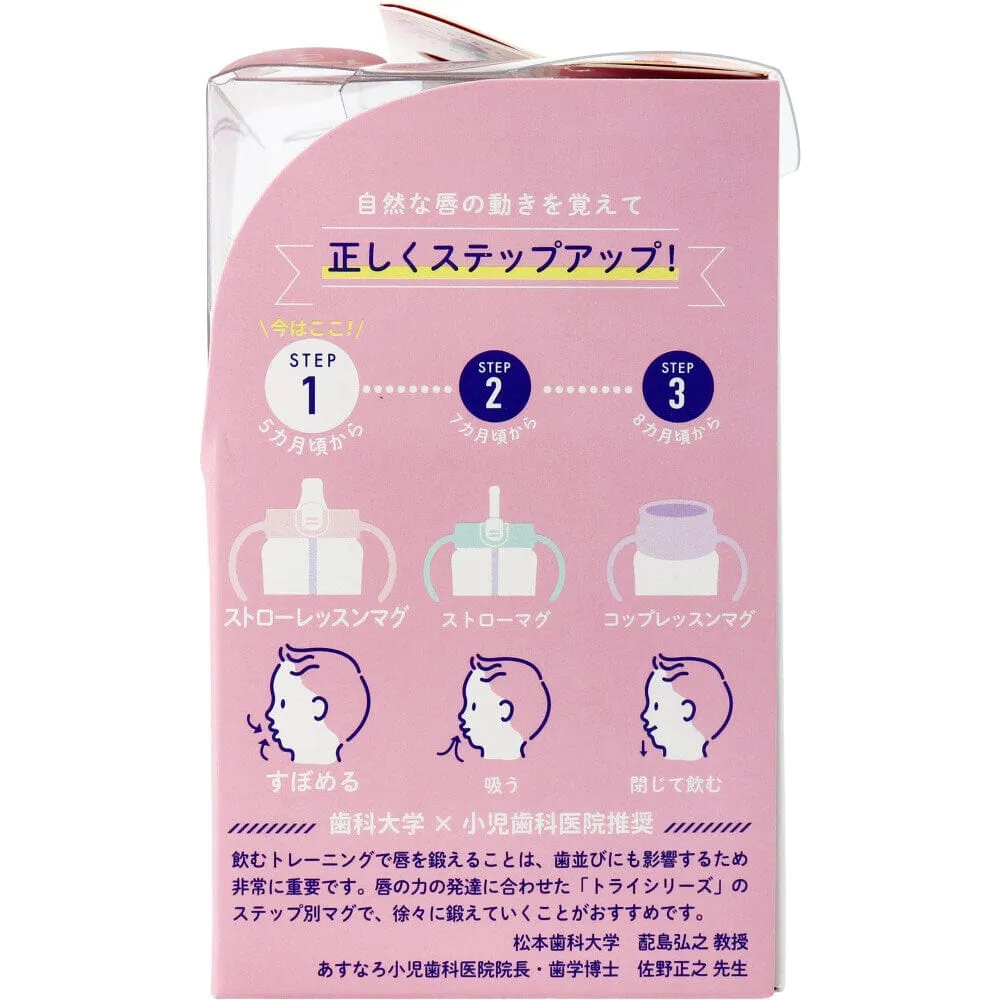 Richell - T.L.I Baby Stage 1 Try Sippy Spout Clear Training Water Bottle Mug
