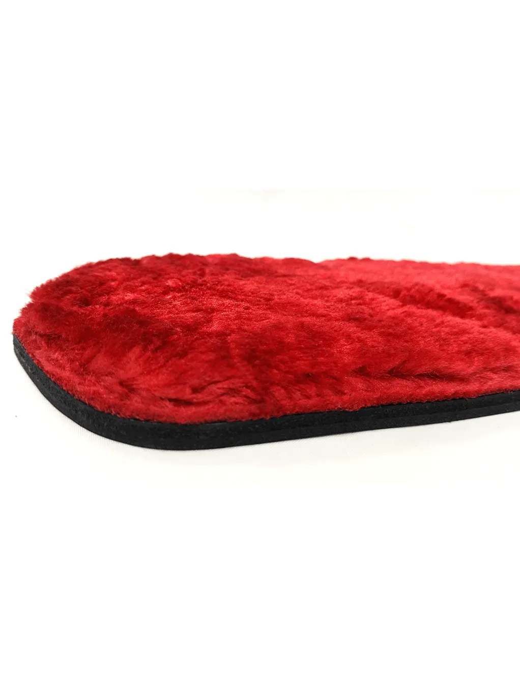 Rouge Leather & Fur Paddle