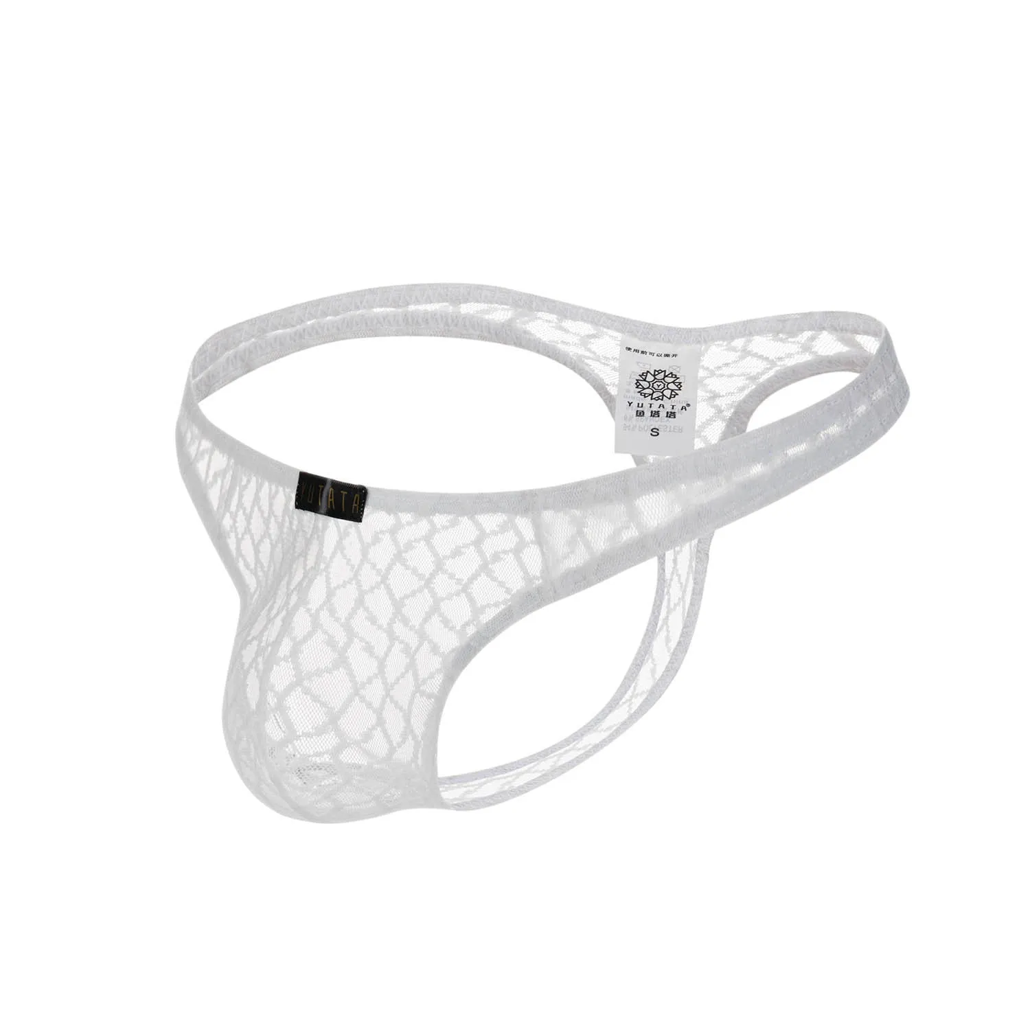 Sexy Sheer Lace Men's Thong T-backB180