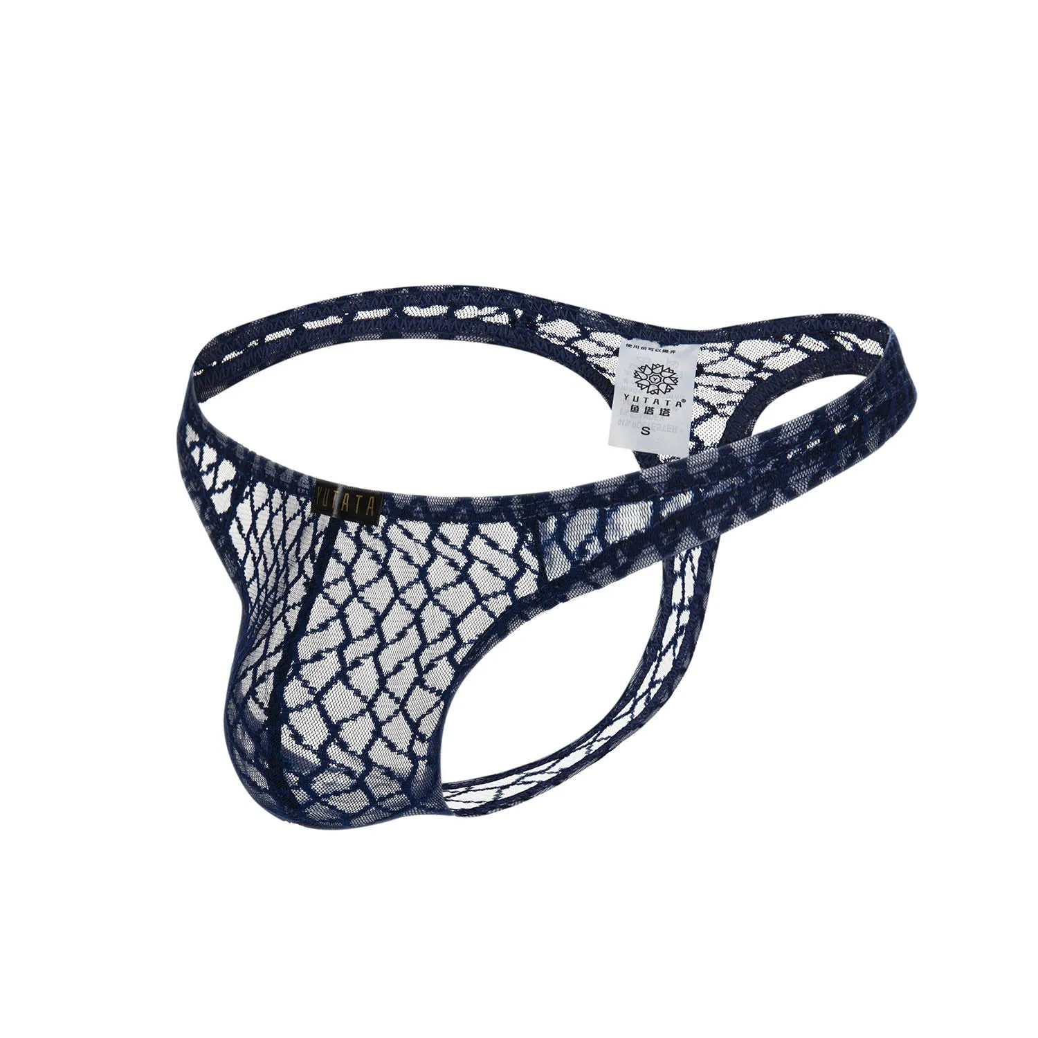 Sexy Sheer Lace Men's Thong T-backB180