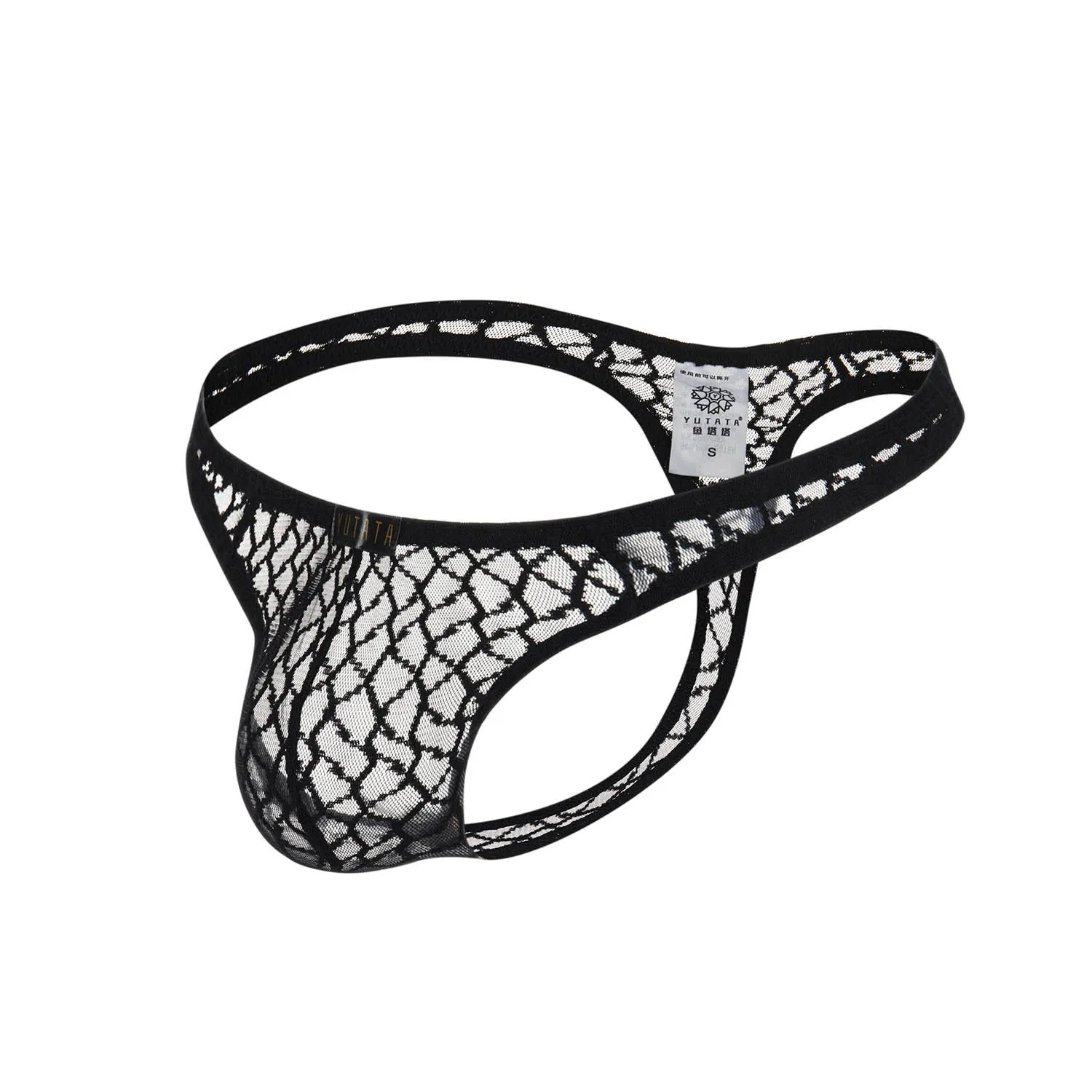 Sexy Sheer Lace Men's Thong T-backB180