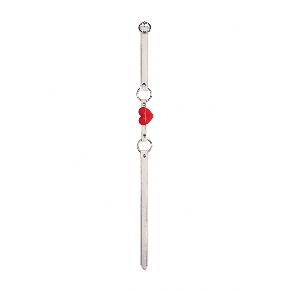 Shots Ouch! Nurse Theme Silicone Heart Gag
