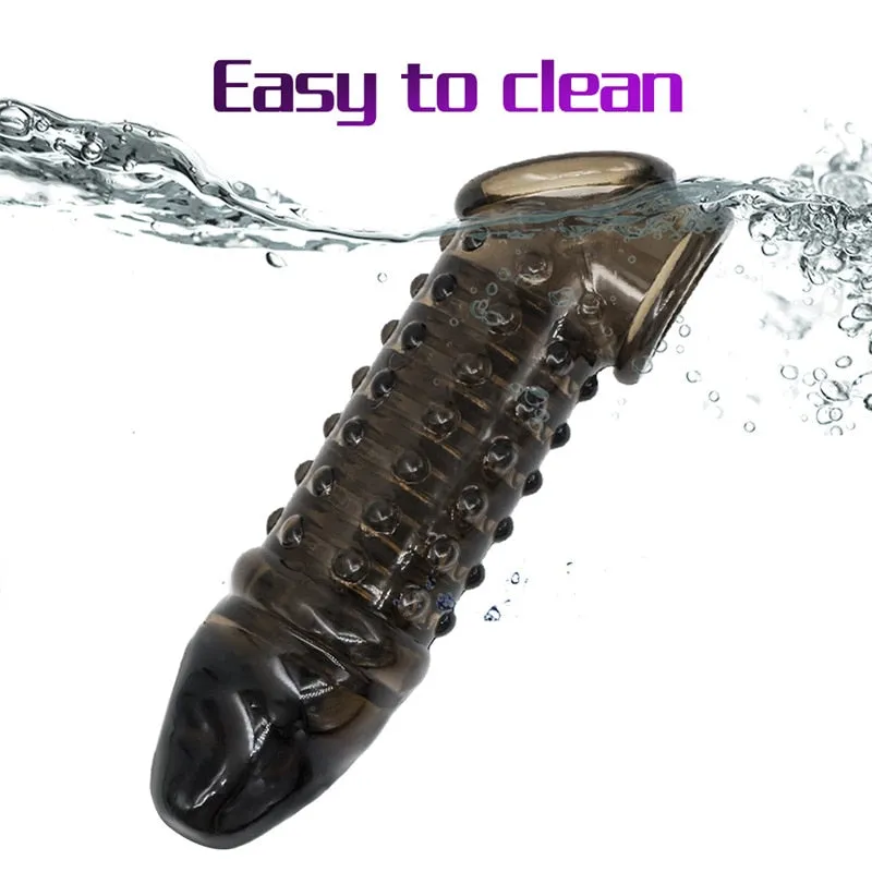 Silicone Reusable Penis Sleeve