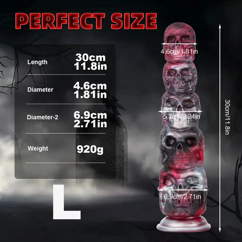 Skeleton Monster Dildos Butt Plug - Huge Anal Dildo Vagina Prostate Massager