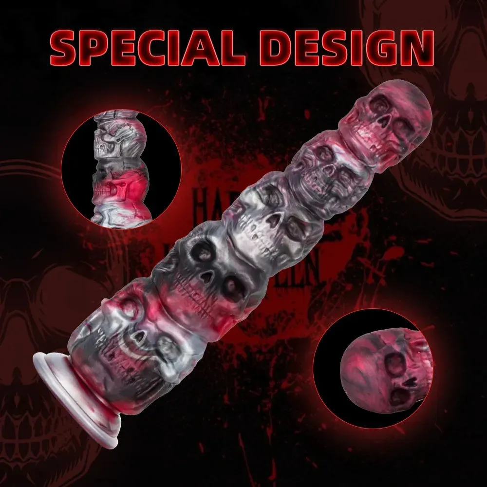 Skeleton Monster Dildos Butt Plug - Huge Anal Dildo Vagina Prostate Massager
