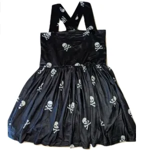 Skulls Suspender Skirt Dress