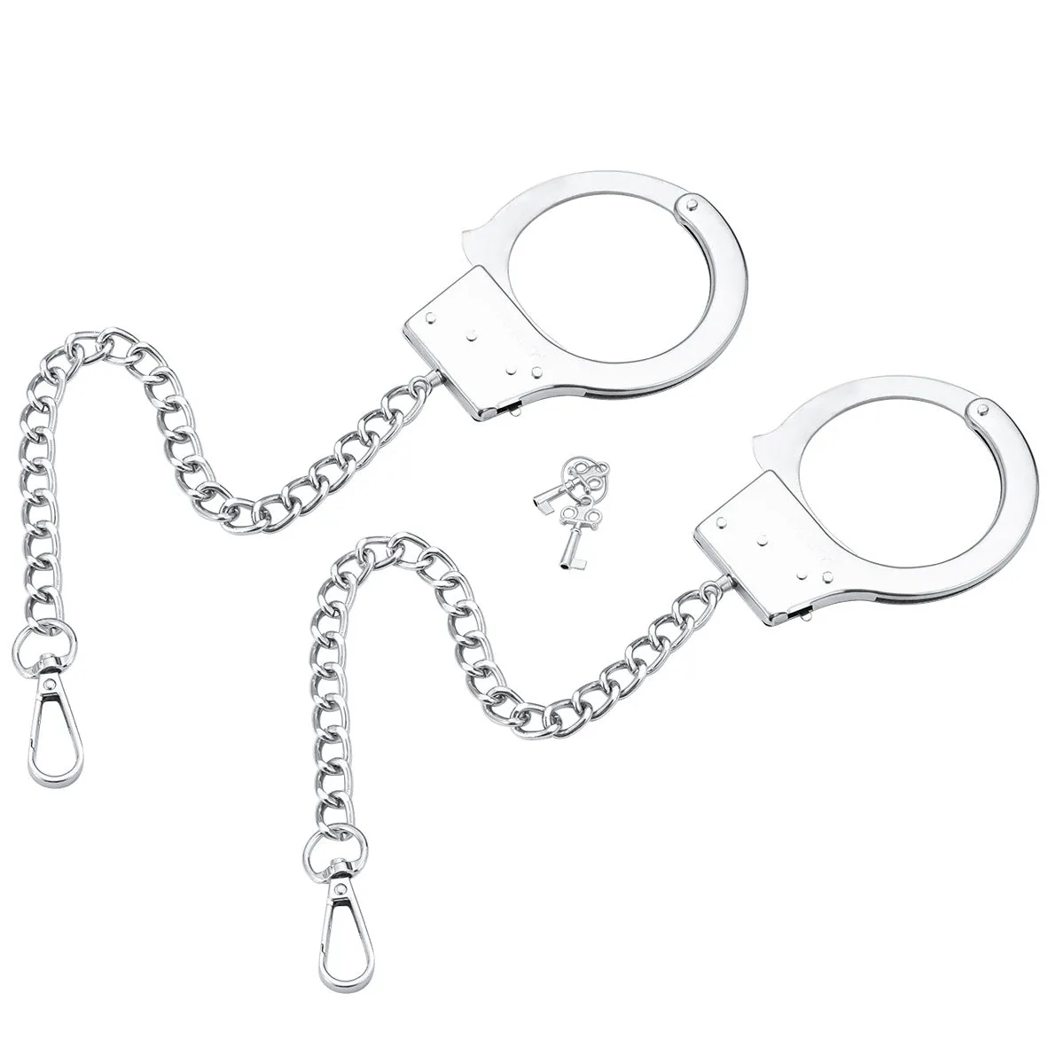 Small Anal Plugs Handcuffs Chain Ring Hanging Pull