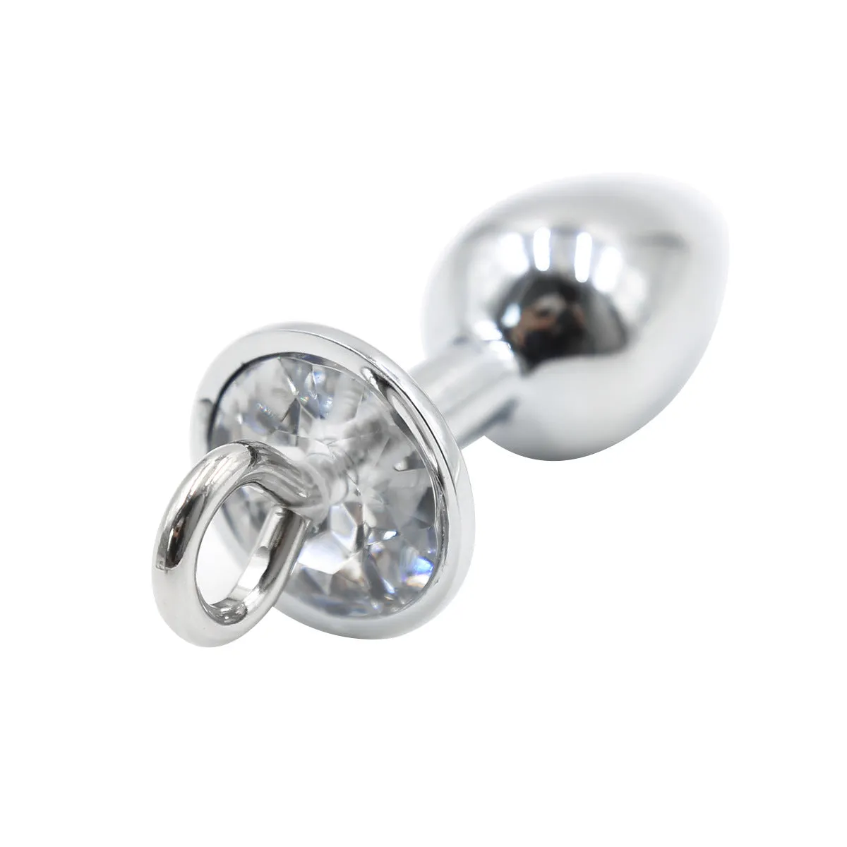 Small Anal Plugs Handcuffs Chain Ring Hanging Pull