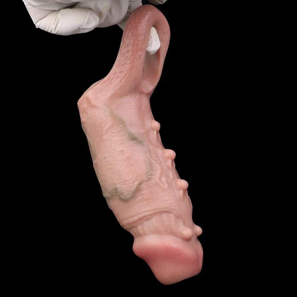 Spartan Realistic Penis Sleeve Sheath - Stretchy Life Size Cocksleeve Sex Toys for Men